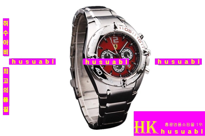 ��� �����ð� Replica Ferrari Men Red Dail Japanese Quartz Movement. YC001-14