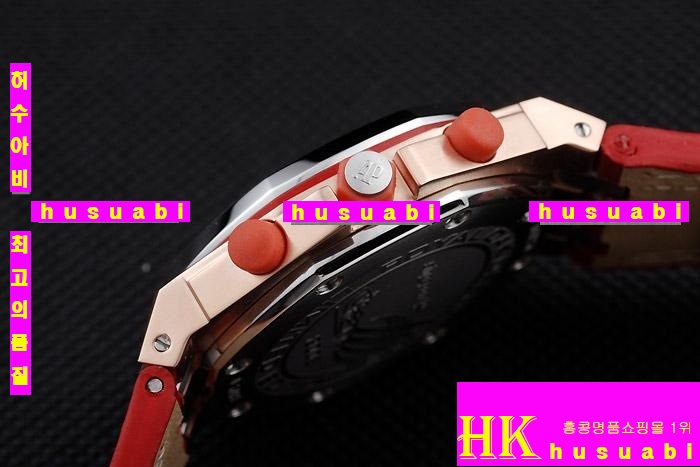 ������ �ð� Replica Audemars Piguet Royal Oak Men Red Diamond Japanese Quartz Movement.928-117