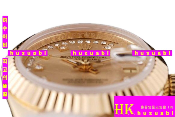 �η��� Rolex ���ڽð� Replica Rolex Datejust Automatic Movement Yellow gold stainless with Yellow gold Dial Women.928117-40