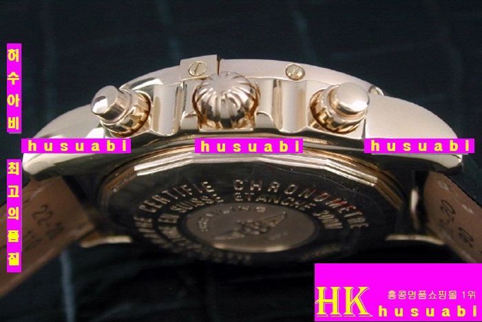 �����Ʋ�� ũ�γ��-�����Ʋ�� �ð�-BREITLING - �ð� WINDRIDER CHRONOMAT ROSEGOLD LATHER STRAP 2