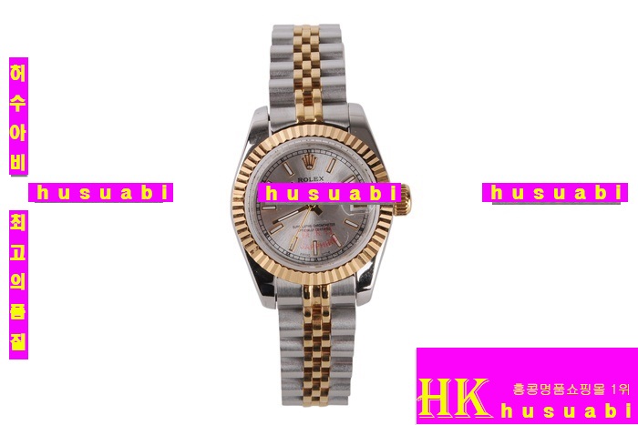�η��� ���ڽð� Replica Rolex Datejust Automatic Movement Yellow gold and Silver Bracelet Women.928117-14
