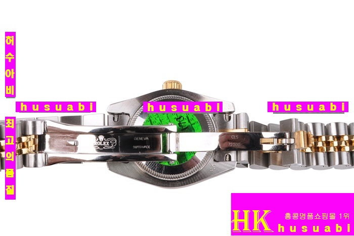 �η��� ���ڽð� Replica Rolex Datejust Automatic Movement Yellow gold and Silver Bracelet Women.928117-14