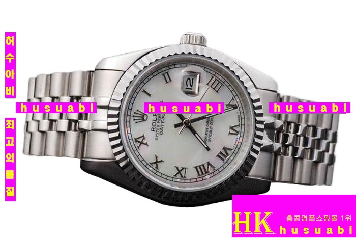 �η��� ���ڸ�ǰ�ð� Replica Rolex Datejust Automatic Movement Stainless steel White Dial Men-A1384