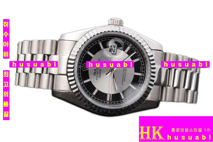 �η��� ���ڸ�ǰ�ð� Replica Rolex Datejust Automatic Movement Black dial Men-A1327