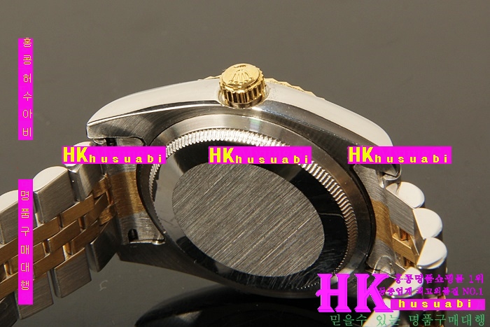 �η��� ���ڽð� Replica Rolex Datejust Automatic Movement Yellow gold Bezel Black Dial Men.928117-15