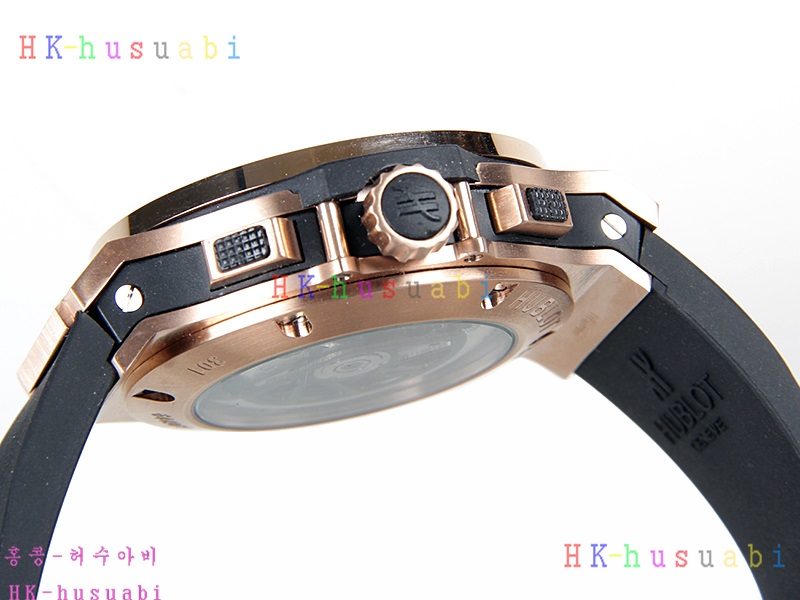HUBLOT - �ð� BIG BANG CHRONOGRAPH ROSEGOLD BLACK DIAL DIAMOND-02